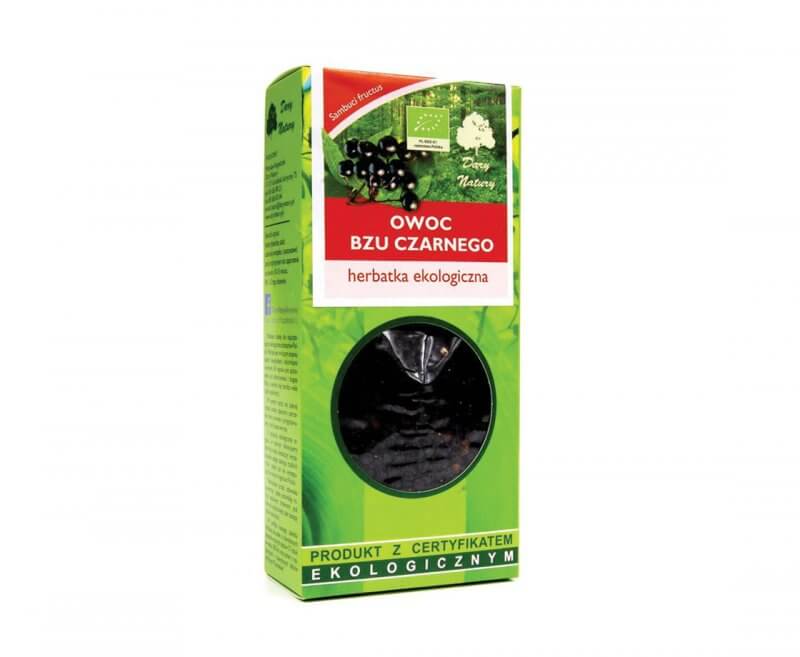 Ekologiczna herbatka z owoców bzu czarnego (100g)