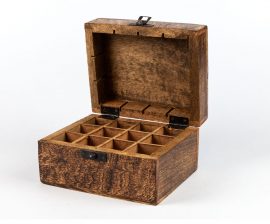 Drewniane Pudełko na 12 olejków