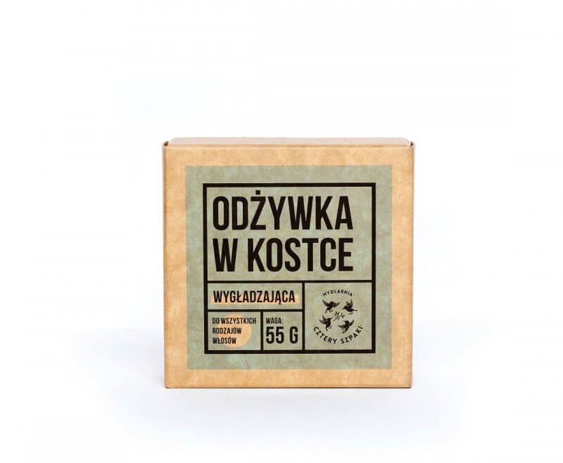 Wygładzająca odżywka do włosów w kostce